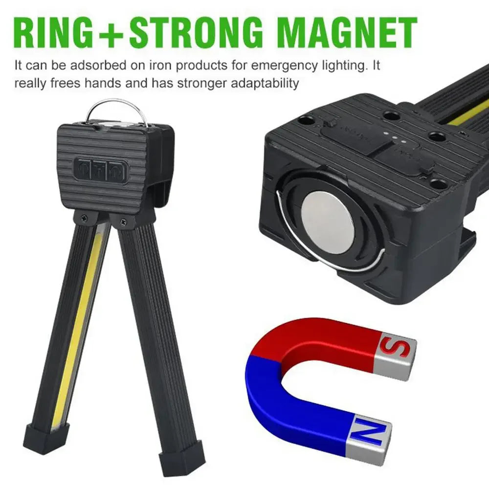 7-speed dimming flash Gym Lamp for Posing Portable Magnet LED Posing Lamp with Hanging Hook Selfie Light with 180 Degree Folding